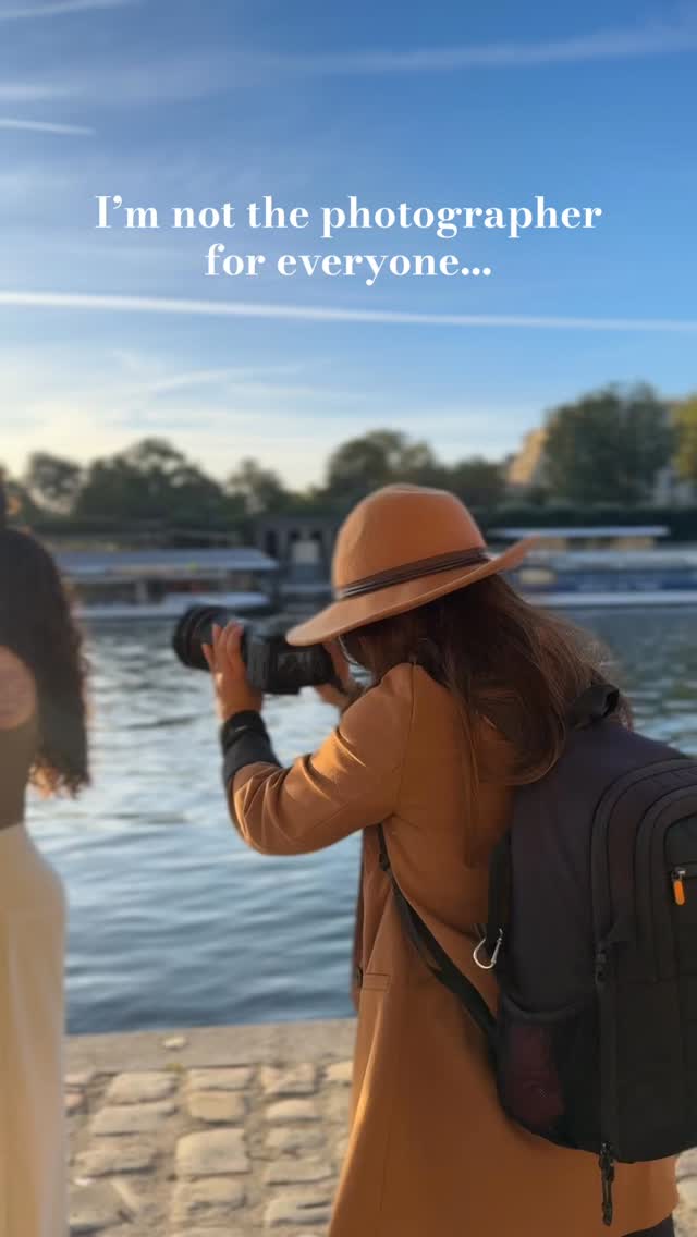 It’s about knowing that not every client is the right fit. And that’s okay 🙃

To be clear, I don’t offer:

5–10 photo sessions

Overly posed images

Heart-shaped balloons 🎈 (nothing against them, just not my style)

“Ctrl+C Ctrl+V” sessions

My approach is to create a session designed for you, with the right rhythm, locations, and angles that show the real you in Paris.

Even though Paris is my base, this year I’ll also be shooting in other destinations across France (hello Provence, lavender fields!) and Europe. I’ll share my full schedule soon in the highlights.

💌 If we’re a good fit, I’d love to chat about your session or elopement — my WhatsApp is in the link in BIO ✨

#photographerinprovence #provencephotoshoot #parissession #rpovebcephotographer #parisphotographer